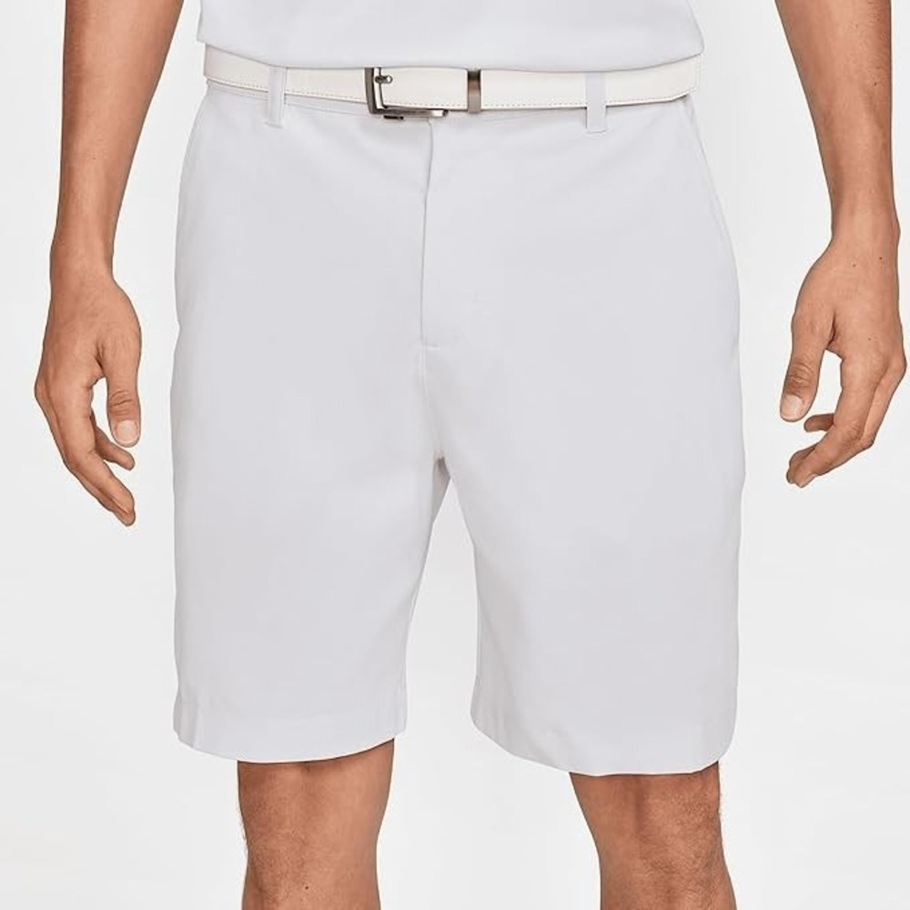 Nike Tour Men's Standard Fit Chino 8" Golf Shorts Size 42 NWT Light Grey $80